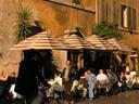 Patio dining, thats what Romes all about.
